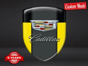 Cadillac Emblema Bombato Corsa Resistente Max Elegante